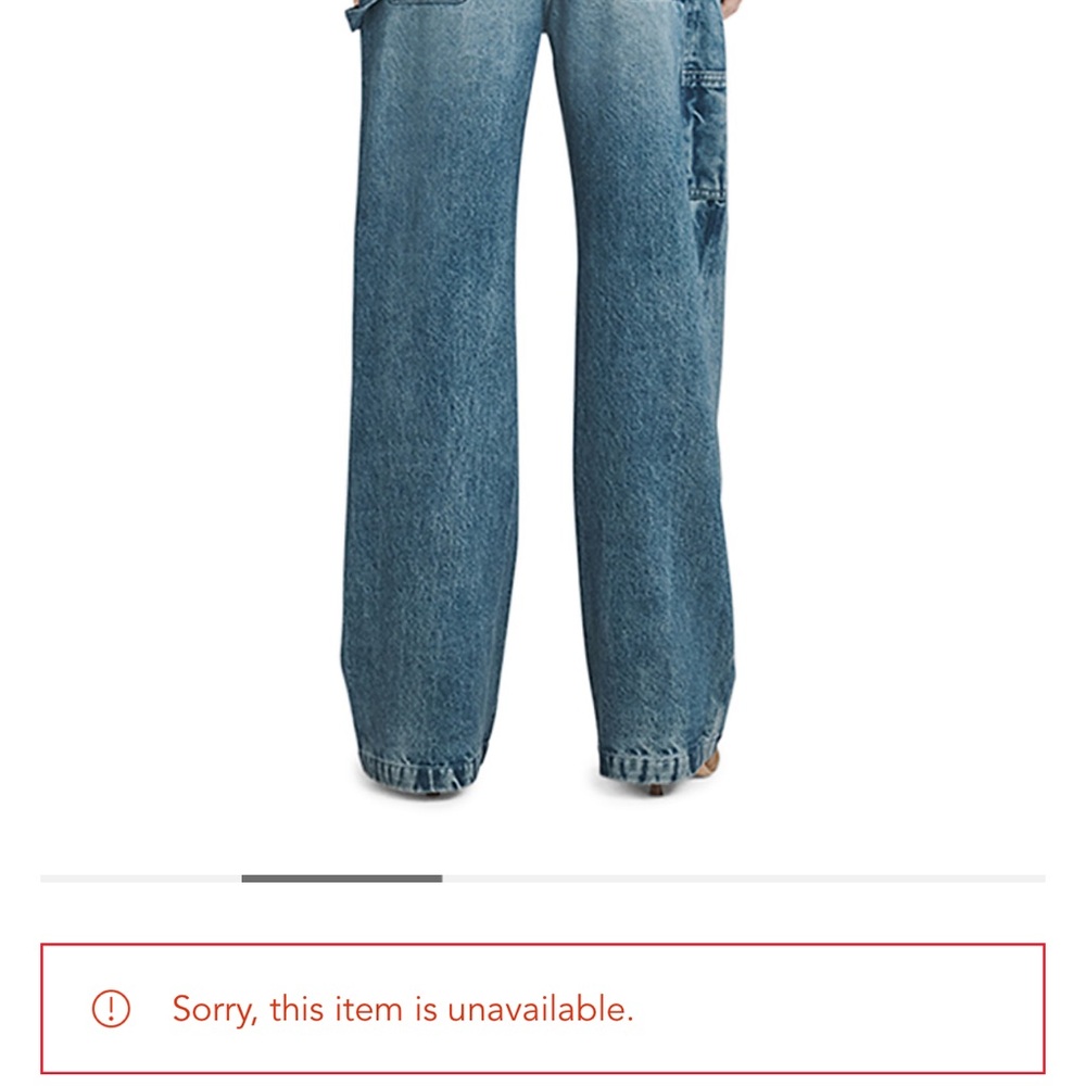 rag & bone Flare Wide Leg SWEATPANT Jeans in Blue